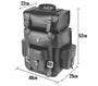 Imagem de Kit de viagem alforge lateral 32 litros com bolsa 32 litros