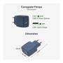Imagem de Kit de Viagem Floripa, Cabo Lightning USB-C e Carregador de Parede, 30W, Originais iPlace