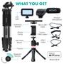 Imagem de Kit de Vlog Movo USB-C para iPhone 15 - com Tripé, Microfone e Luz