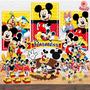 Imagem de Kit Decoração de Festa Aniversário Bolo Topper Mickey Mouse  Qfestança -78 Itens
