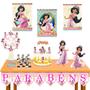 Imagem de Kit decoração festa aniversario princesa Jasmim monta facil topo de bolo + acessórios