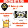 Imagem de Kit Decoração Festa de Boteco Completa TNT  Balões Chop Bar