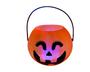 Imagem de Kit Decoração Halloween Balde Cesto Abóbora Com 3 Peças