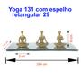 Imagem de Kit decoração Yoga com base em espelho meditação ioga conjunto decorativo