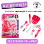 Imagem de Kit Dentista Infantil Brinquedo Educativo Divertido C/10 Peças de Dentista - Doutora Médica Mundo da Imaginação