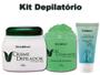 Imagem de Kit Depilatório 3 Itens Creme para Depilação Gel Calmante Pós Depilação Creme Clareador Lucy's