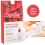 Imagem de Kit Depilflax Pack 3 Caixas Folhas Morango Depilação 20 Un