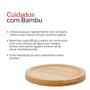 Imagem de Kit Desconso De Copos EcoKitchen Porta Copos Premium Bambu