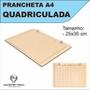 Imagem de Kit Desenho Técnico Prancheta Engenharia Arquitetura a4 QUADRICULADA Esquadros 26 cm Compasso Cis 170 Regua 30 CM FENIX