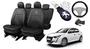 Imagem de Kit Design Elegante: Capas de Couro para Bancos Peugeot 208 2021-2024 + Capa de Volante + Chaveiro