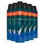Imagem de Kit Desodorante Antitranspirante Aerosol Rexona Active Dry 72 horas 250ml - 6 Unidades