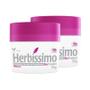 Imagem de Kit Desodorante Herbíssimo Creme Antitranspirante Bioprotect Hibisco 55G - 2 unidades