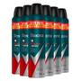 Imagem de Kit Desodorante Rexona Aerosol Antibacterial Invisible 250ml - 6 Unidades