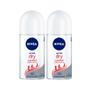 Imagem de Kit Desodorante Roll On Nívea Dry Confort 50ml - 2 Unidades