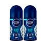 Imagem de Kit Desodorante Roll On Nivea Dry Fresh Masculino 50ml - 2 Unidades