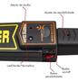 Imagem de Kit Detector, Carregador e Bateria Recarregável - Countertech