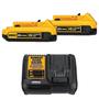 Imagem de Kit Dewalt Carregamento Dcb115 Bivolt+2 Baterias 2Ah+Bolsa