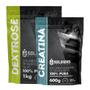 Imagem de Kit: Dextrose 1Kg + Creatina Monohidratada 600g - 100% Puro Importado - Soldiers Nutrition