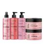 Imagem de Kit Dia a Dia Morango Esfo 300ml + Body 190ml + Hidra 190ml + Sabo 190ml + Sais 280ml