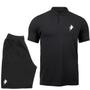 Imagem de Kit Dibre Camiseta Gola Polo e Bermuda Moletom Plus Size Casual Confortável  TropiCaos