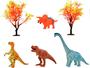Imagem de Kit Dinossauros Com Cenário Dino World 1103 - Candide