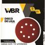 Imagem de Kit Disco Lixa Girafa 20un 225mm, Wbr, Vonder, Lynus.