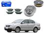 Imagem de Kit disco pastilha freio dianteiro cobreq fremax original volkswagen polo sedan 1.6 2005 a 2007