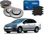 Imagem de Kit disco pastilha freio dianteiro cobreq peugeot 307 sedan 1.6 2001 a 2006