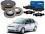 Imagem de Kit disco pastilha freio dianteiro fremax cobreq original ford fiesta sedan 1.0 2003 a 2006