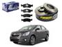 Imagem de Kit disco pastilha freio dianteiro syl original chevrolet cobalt 1.4 sem abs 1.8 sem abs 2012 a 2016