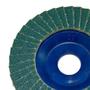 Imagem de Kit Discos de Lixa Flap 4.1/2 POL Grão 120 com 10 Unidades NORTON