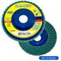 Imagem de Kit Discos de Lixa Flap 4.1/2 POL Grão 40 com 10 Unidades NORTON