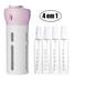 Imagem de Kit Dispenser 4 Em 1 Viagem Limpa Maquiagem Shampoo Portátil