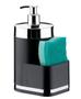 Imagem de Kit Dispenser Para Detergente Líquido Lixeira 2,5 Litros Pia Cozinha - Future