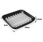Imagem de Kit Dispenser Sabonete Porta Escova Creme Dental Cotonete Algodão Saboneteira Banheiro New Square Preto - Coza