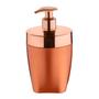Imagem de Kit Dispenser Sabonete Suporte Escova Dente Porta Algodão Banheiro Rose Gold - Future