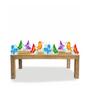 Imagem de Kit Display de chão e mesa totens festa Borboletas 10 Peças