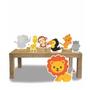 Imagem de Kit Display de chão e mesa totens festa Safari baby 7 Peças