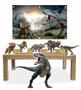 Imagem de Kit Display Mdf Dinossauro Com 6 Pçs + Painel 200X150M