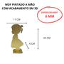 Imagem de kit displays mdf chá revelação dourado decoração de festa