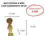 Imagem de kit displays mdf chá revelação dourado decoração de festa