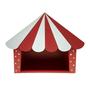 Imagem de kit displays tema circo tenda, pipoca, ticket vermelho decoração festa