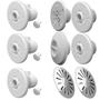 Kit Dispositivo Piscina Ralo Aspiração Retorno Sucção Hidro - Globaltech Brasil Imagem de Kit Dispositivo Piscina Ralo Aspiração Retorno Sucção Hidro