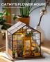 Imagem de Kit DIY de Casa de Boneca Rolife Cathy's Flower Green House