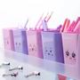 Imagem de Kit Doçura Com 5 Porta Objetos Rosa E Lilás Dello