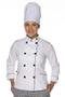 Imagem de Kit Dolmã chef cozinha feminino algodão + Chapéu de chef cozinha
