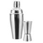 Imagem de Kit dosador duplo 25/50ml com coqueletira mimo de 550ml inox