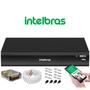 Imagem de Kit Dvr 16 Canais inteligente Intelbras Imhdx 1116 Full Hd + Cabo + fonte + Conectores