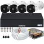 Imagem de Kit DVR Intelbras 8 canais 1008c H.265 Sem HD 4 câmeras Vhl 1120 hd