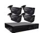 Imagem de Kit DVR JL6004 + 4 Câmeras Bullet  Gravador 8 Canais